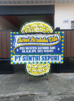 Papan Bunga Duka di Kadu Jaya